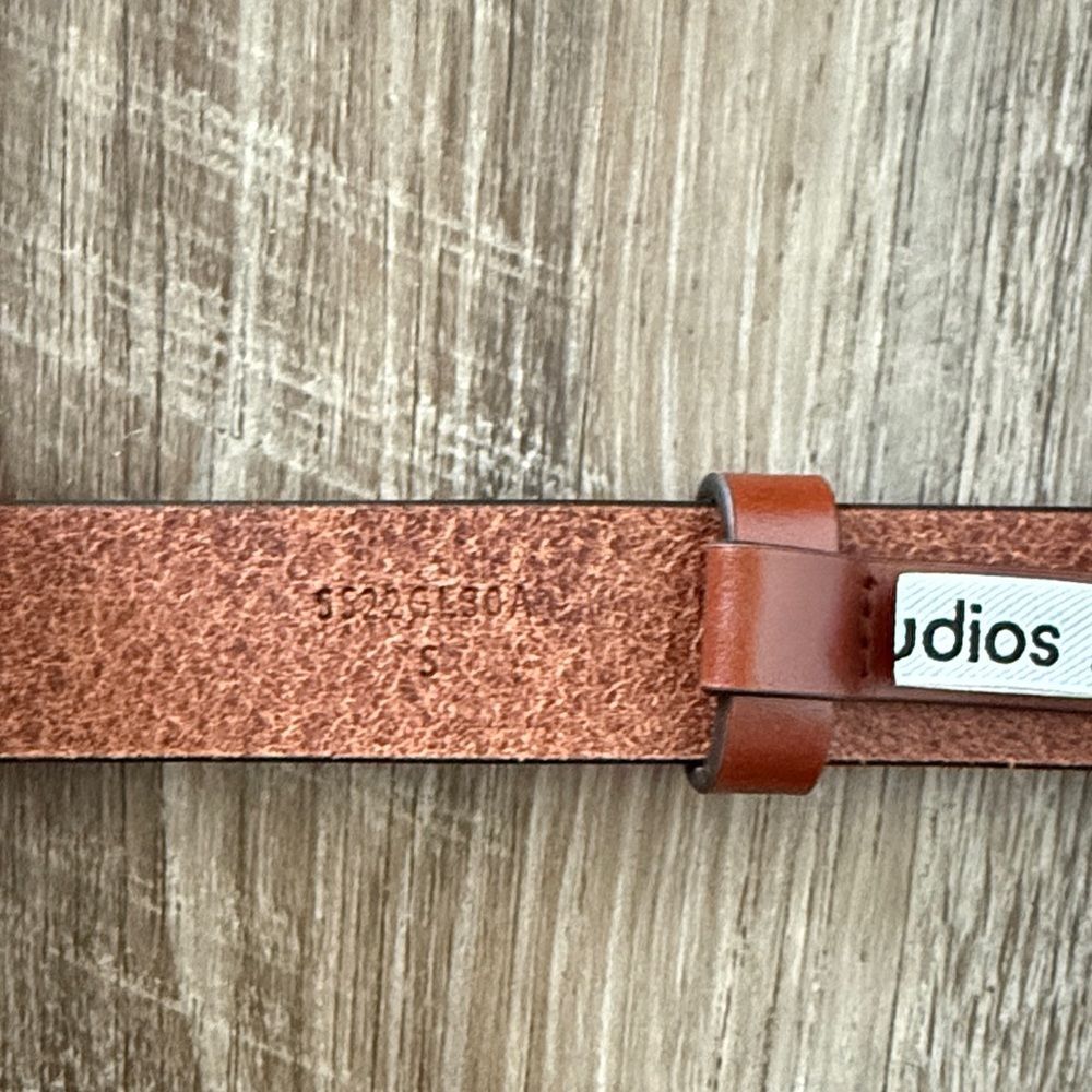 Acne Studios 2.5 cm slim leather belt • Sz Small - Picture 8 of 8
